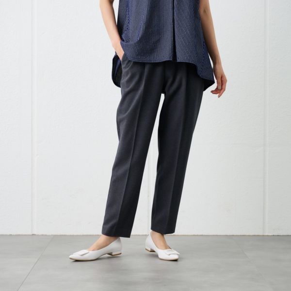 【オルスタ】両面起毛　テーパードパンツ