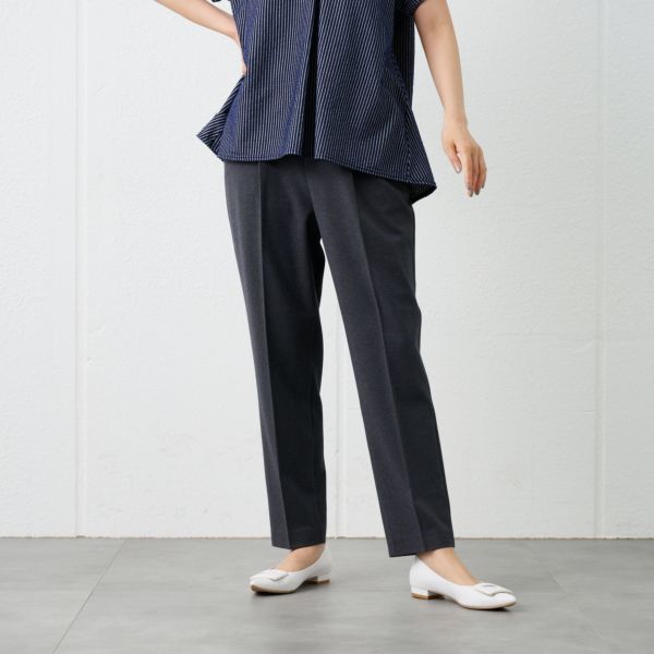 【オルスタ】両面起毛　テーパードパンツ