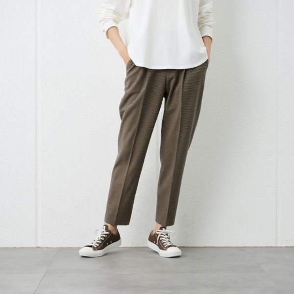 【オルスタ】両面起毛　テーパードパンツ