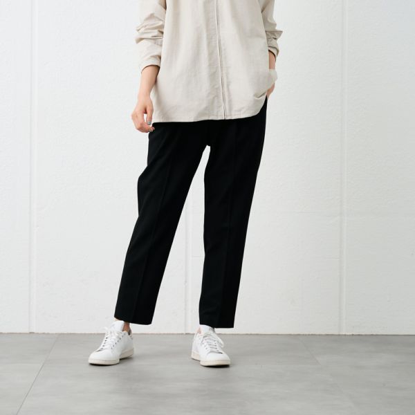 【オルスタ】両面起毛　テーパードパンツ