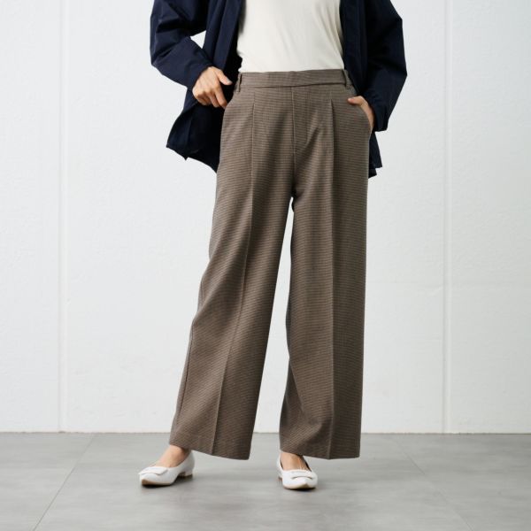 【オルスタ】両面起毛　ワイドパンツ