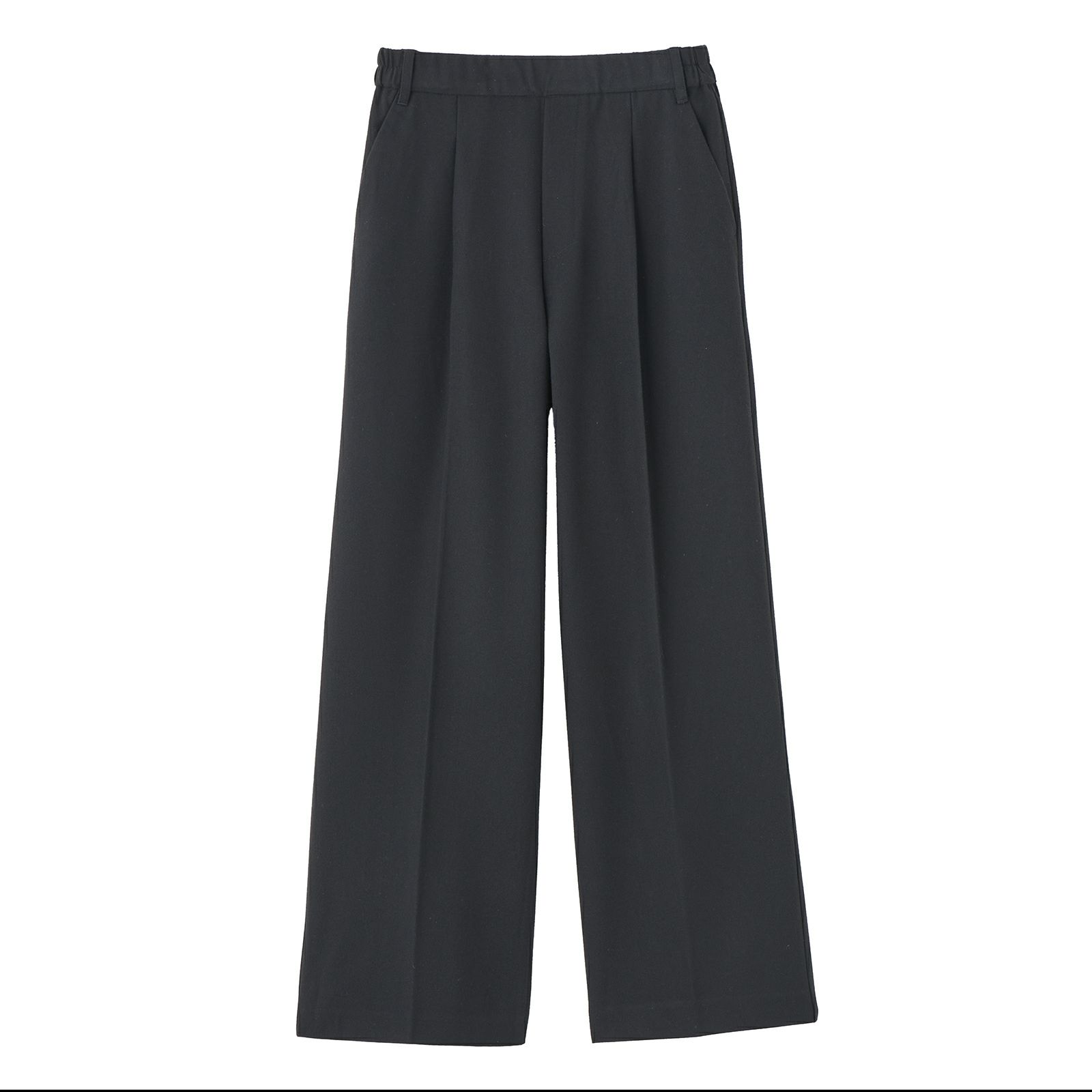 【オルスタ】両面起毛　ワイドパンツ