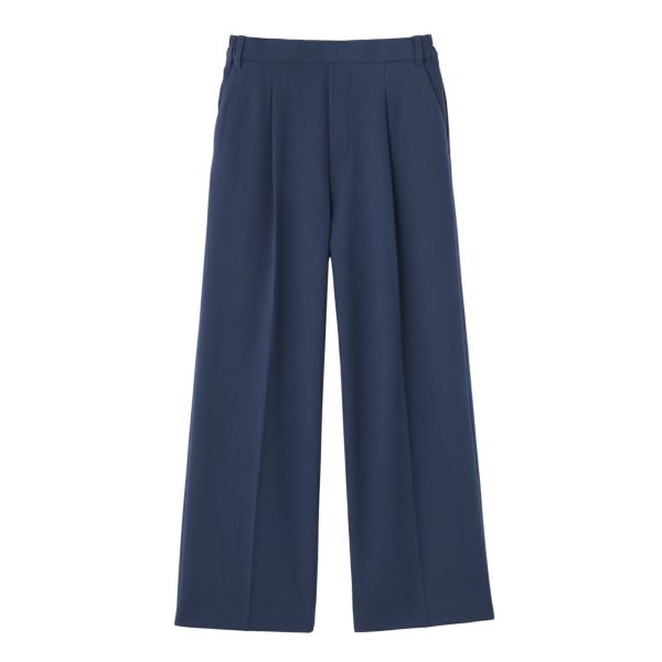 【オルスタ】両面起毛　ワイドパンツ