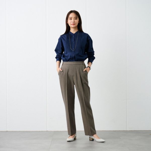 【オルスタ】両面起毛　ストレートパンツ