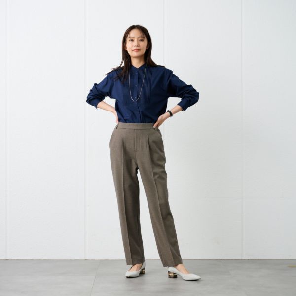 【オルスタ】両面起毛　ストレートパンツ