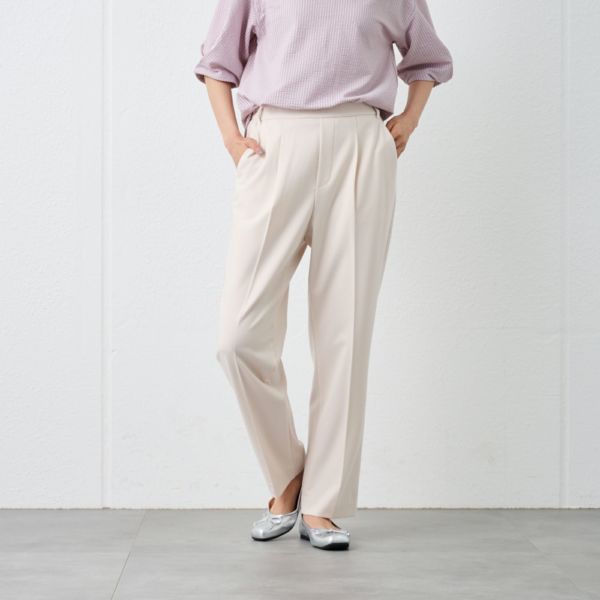 【オルスタ】両面起毛　ストレートパンツ