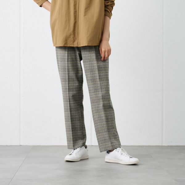 【オルスタ】両面起毛　ストレートパンツ