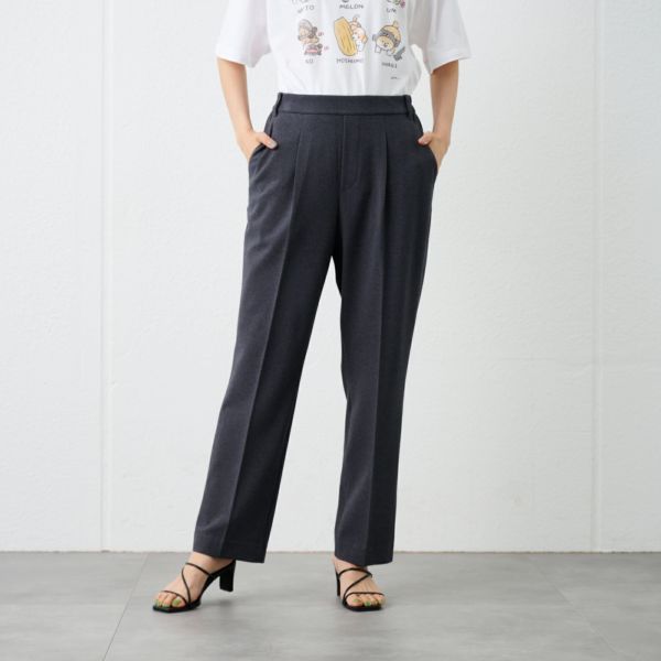 【オルスタ】両面起毛　ストレートパンツ