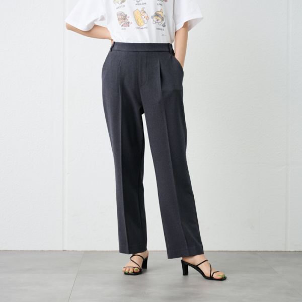 【オルスタ】両面起毛　ストレートパンツ