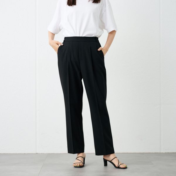 【オルスタ】両面起毛　ストレートパンツ