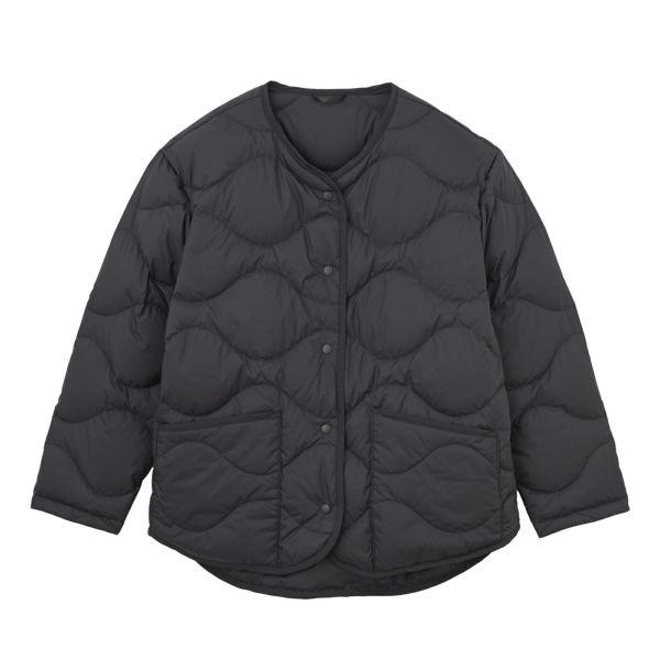 ウオッシャブルダウン　ノーカラージャケット