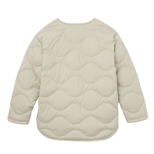 ウオッシャブルダウン　ノーカラージャケット