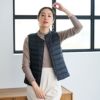 ウオッシャブルダウン　ノーカラーベスト