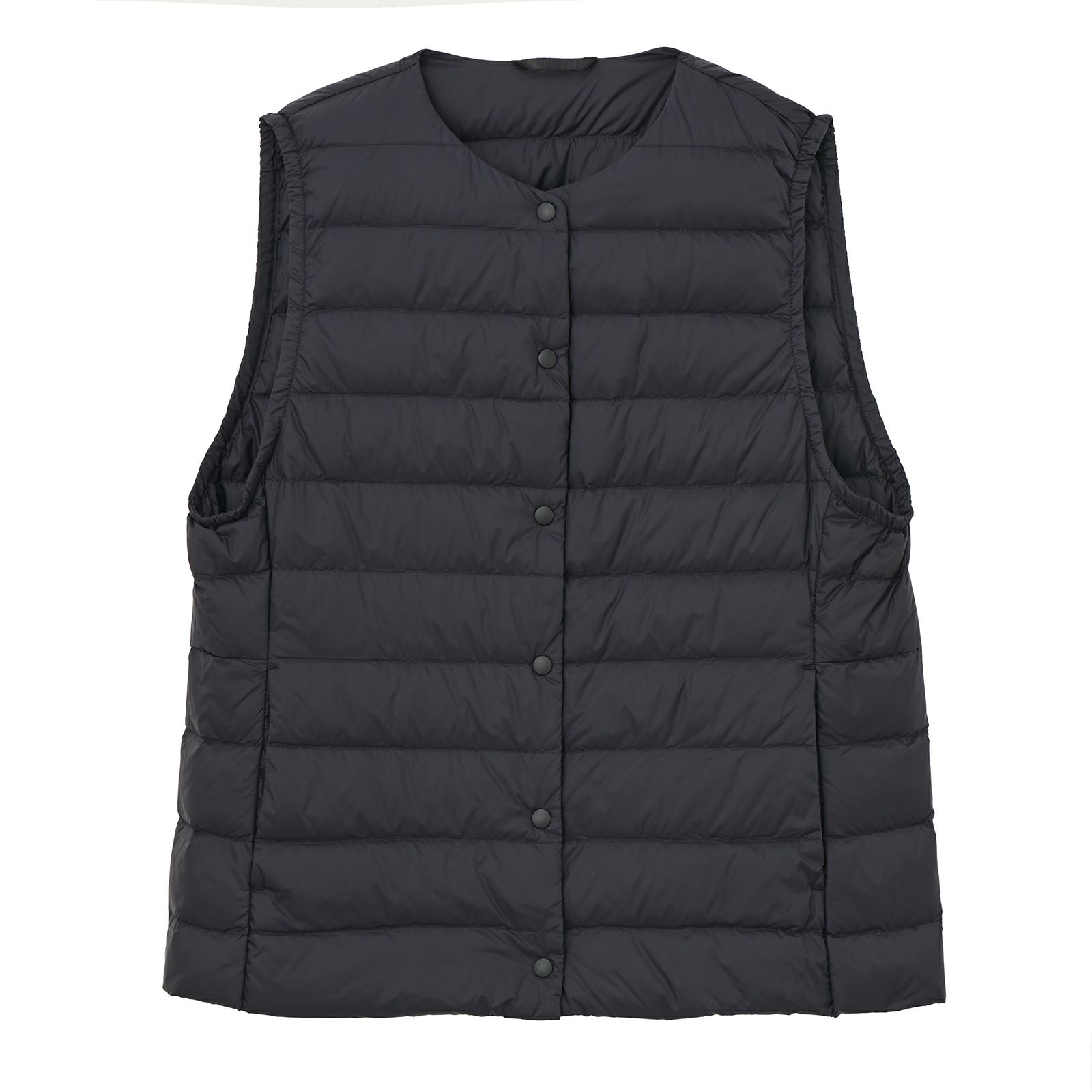 ウオッシャブルダウン　ノーカラーベスト