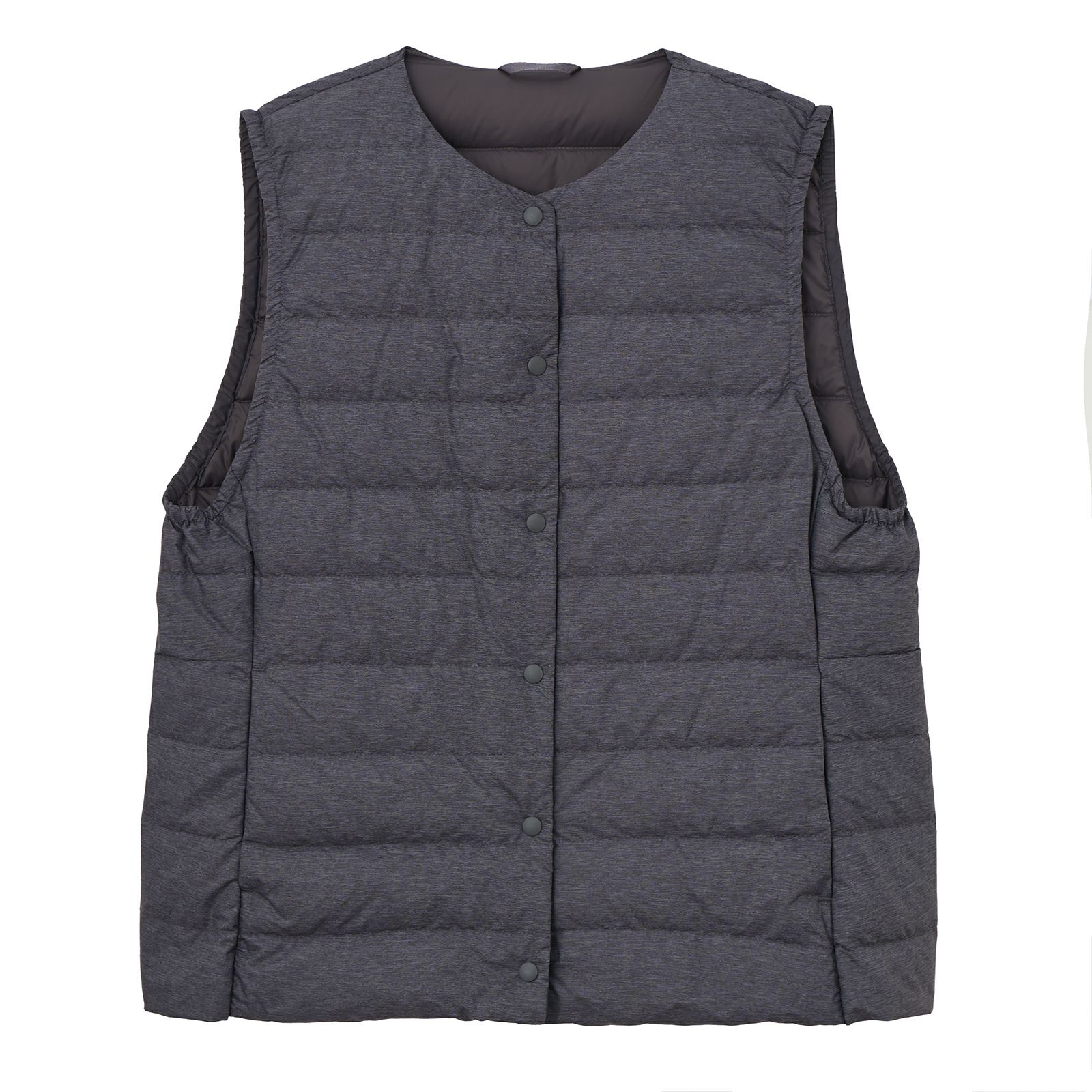 ウオッシャブルダウン　ノーカラーベスト