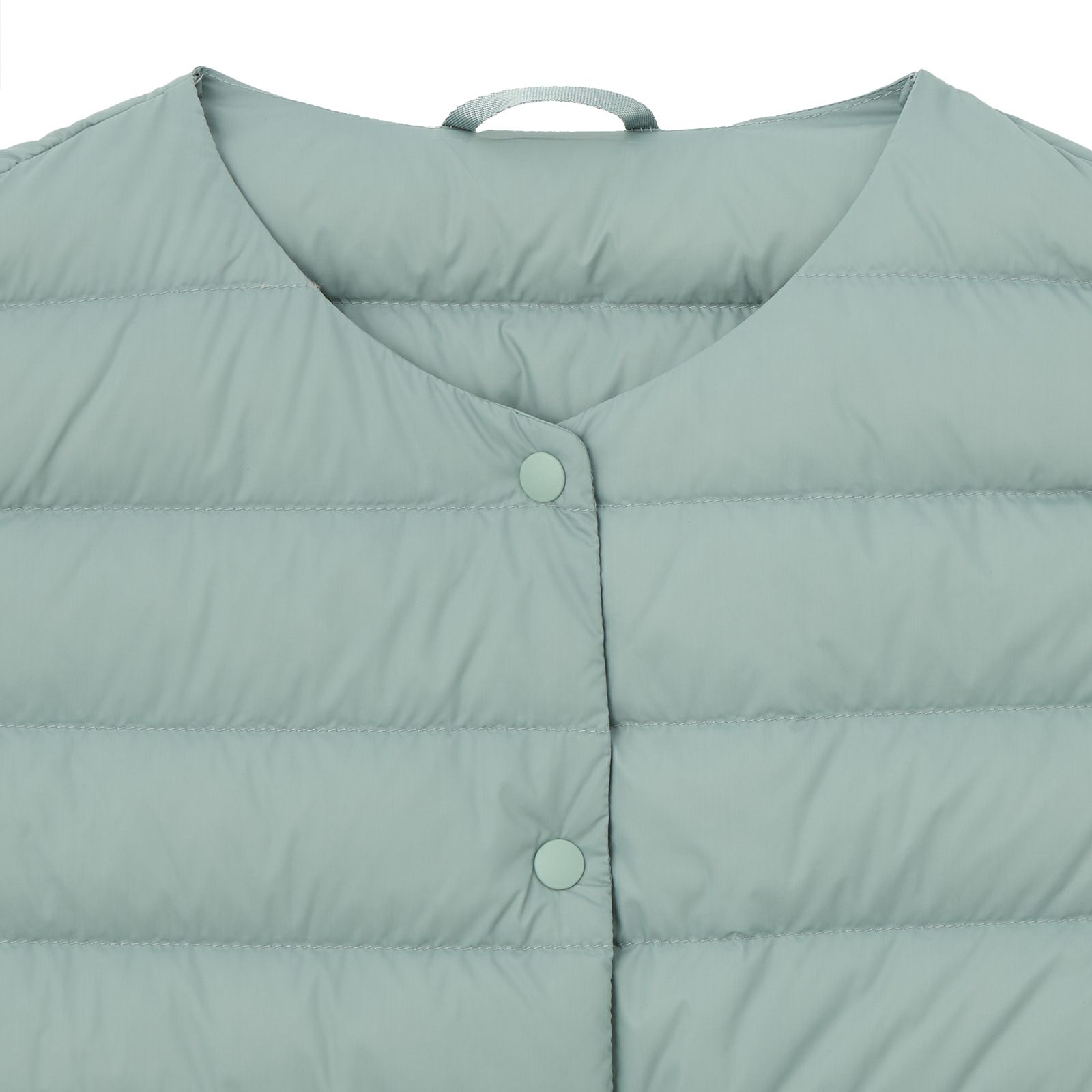 ウオッシャブルダウン　ノーカラーベスト