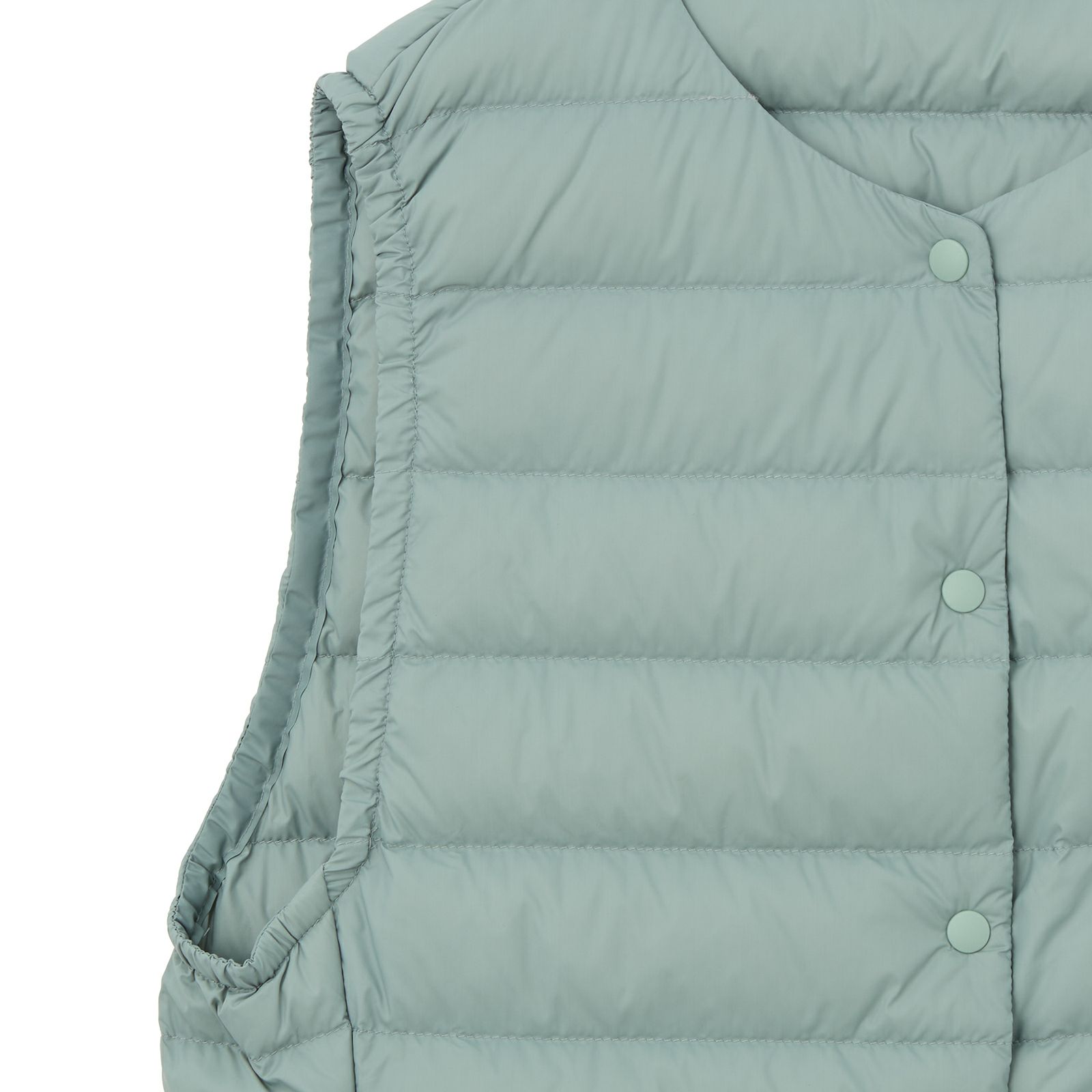 ウオッシャブルダウン　ノーカラーベスト