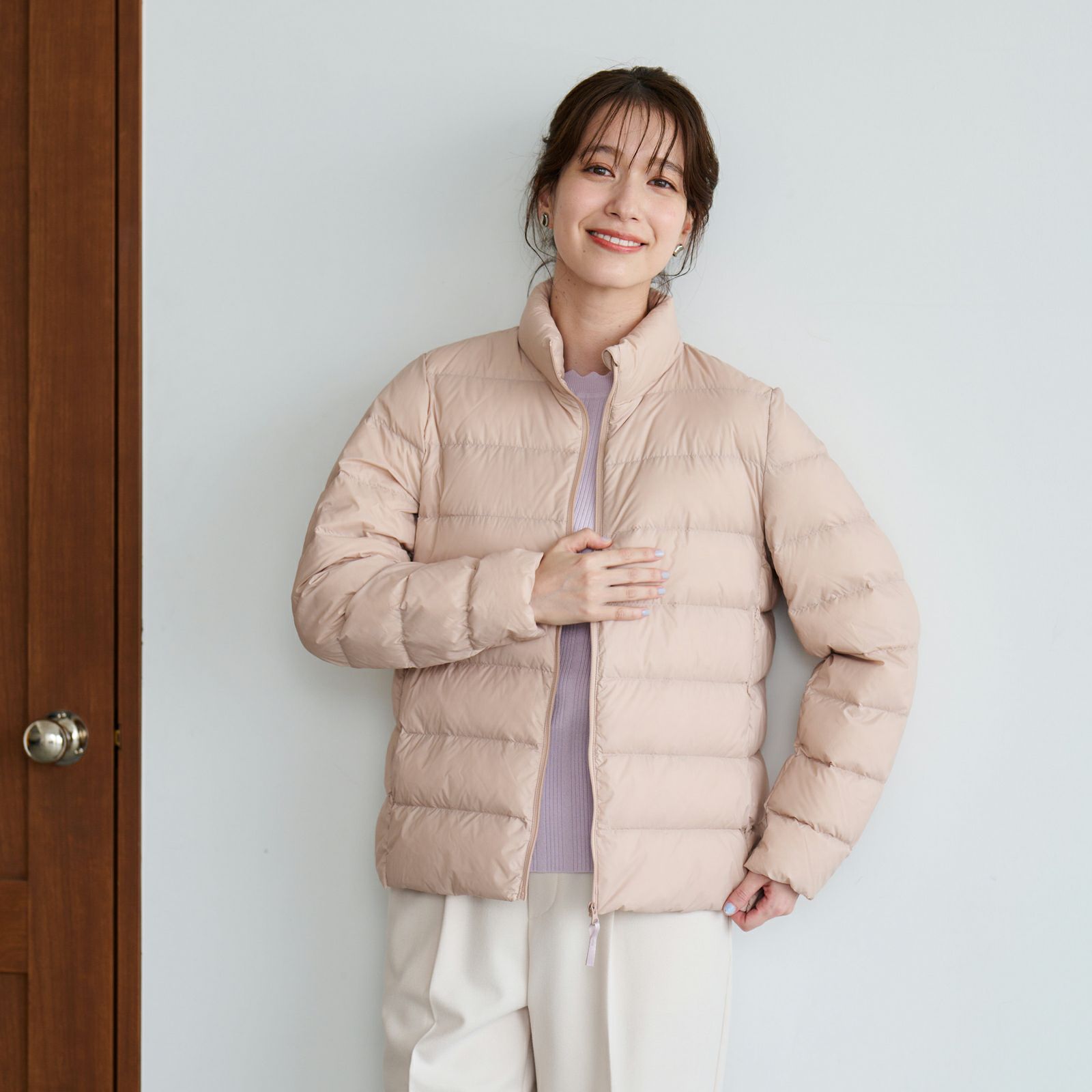 ウオッシャブルダウン　スタンドジャケット