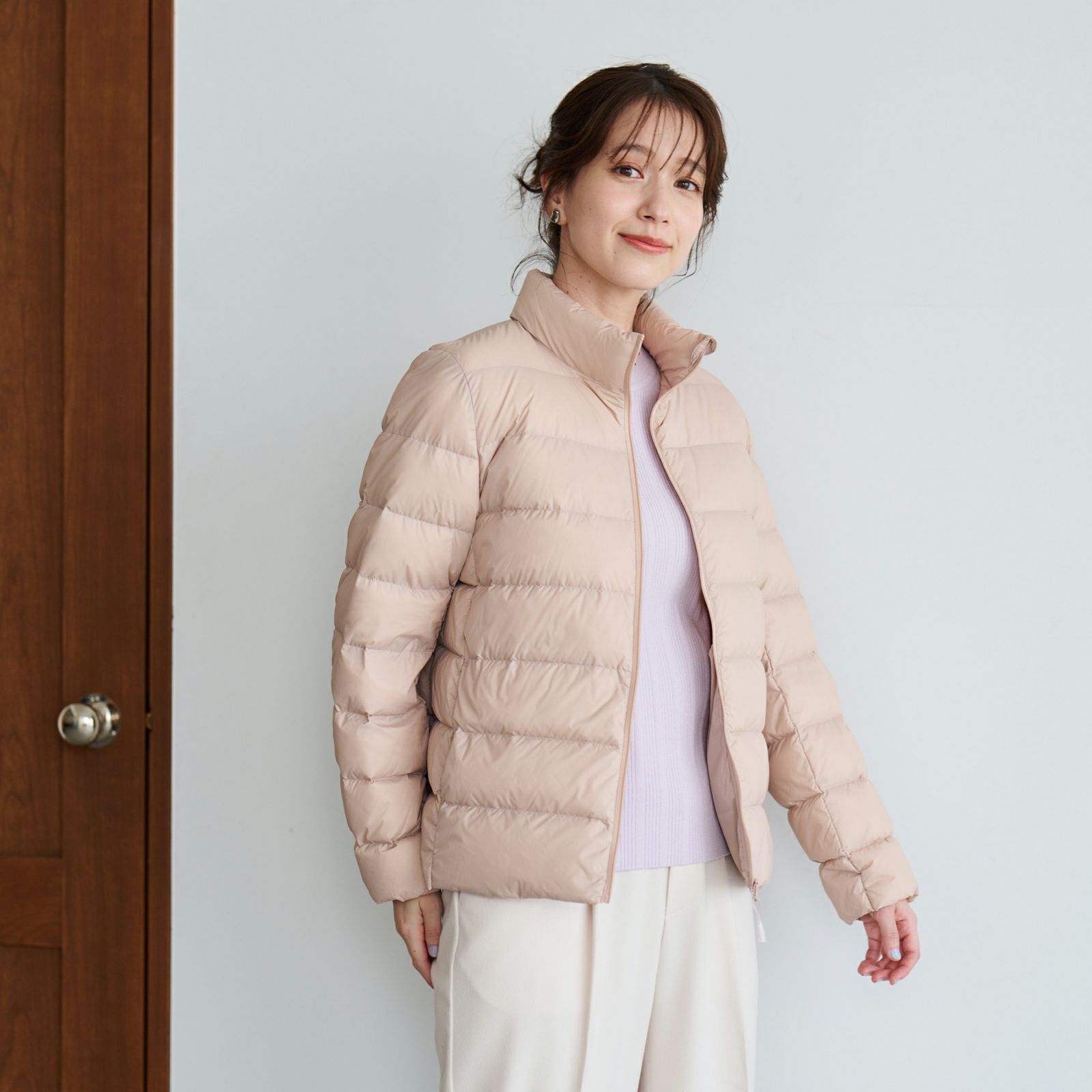 ウオッシャブルダウン　スタンドジャケット