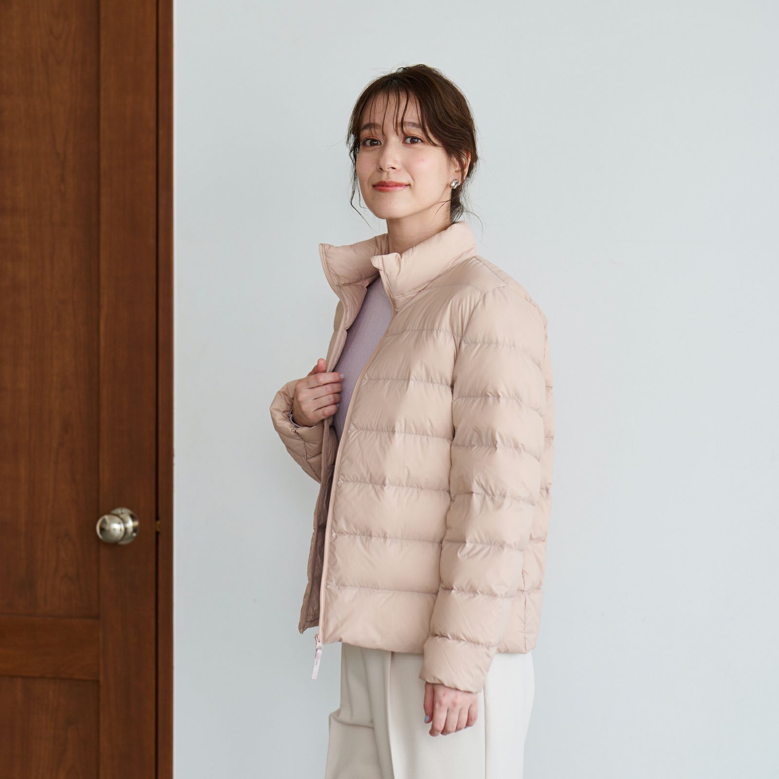 ウオッシャブルダウン　スタンドジャケット