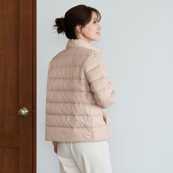 ウオッシャブルダウン　スタンドジャケット