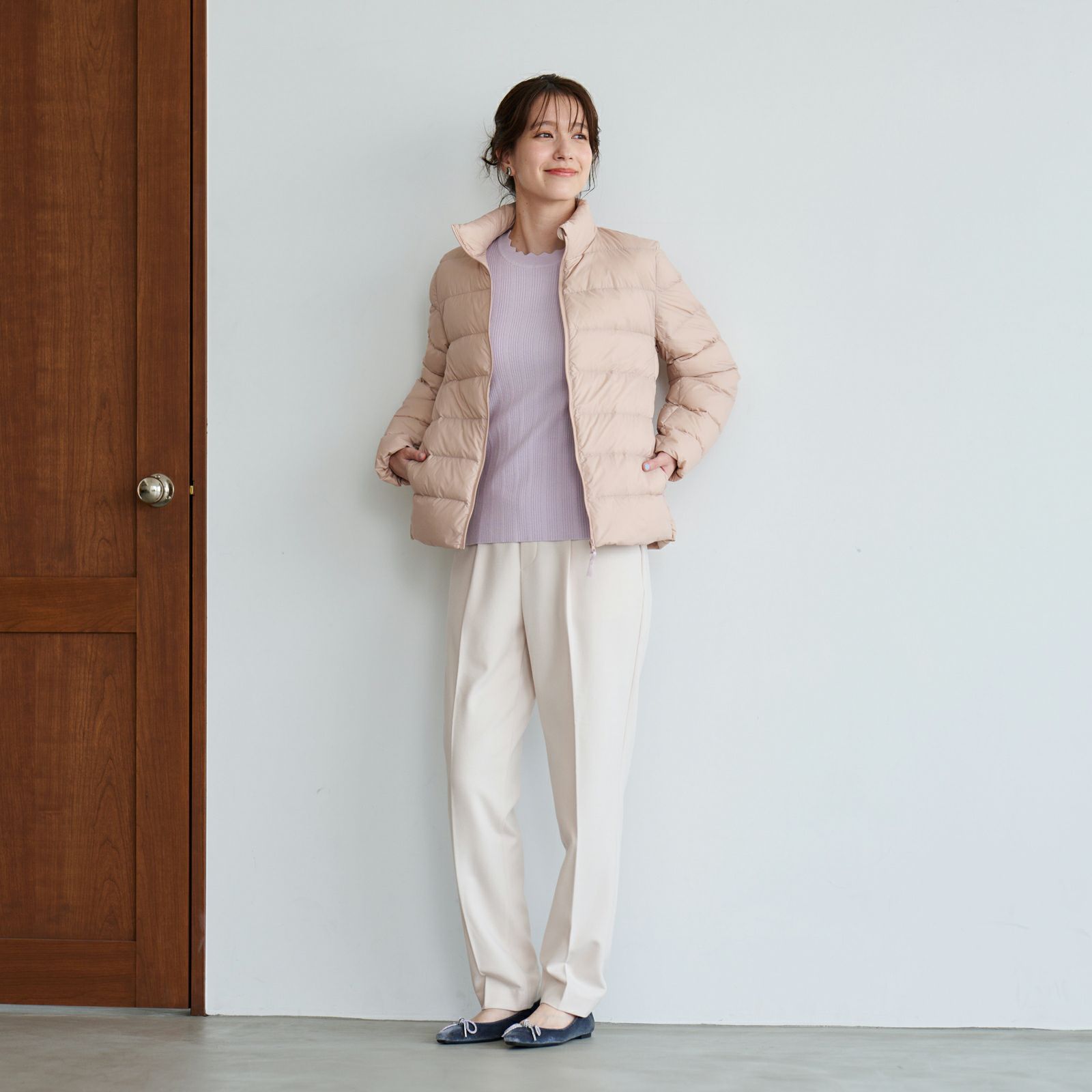 ウオッシャブルダウン　スタンドジャケット