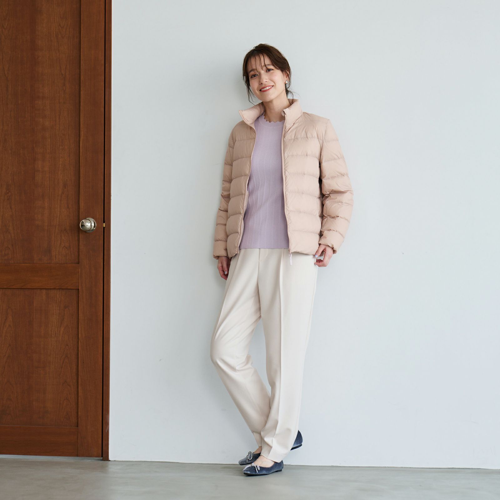 ウオッシャブルダウン　スタンドジャケット