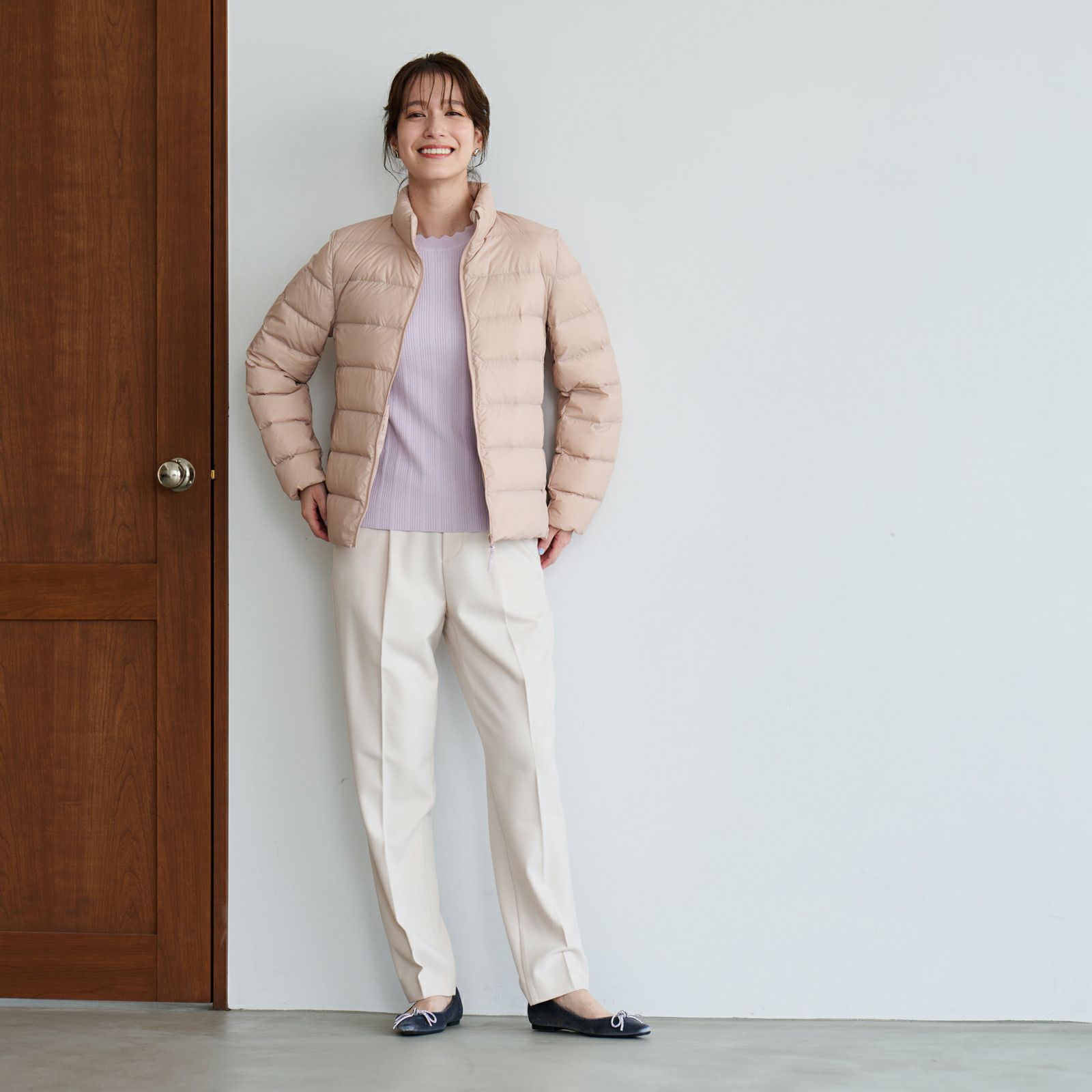 ウオッシャブルダウン　スタンドジャケット