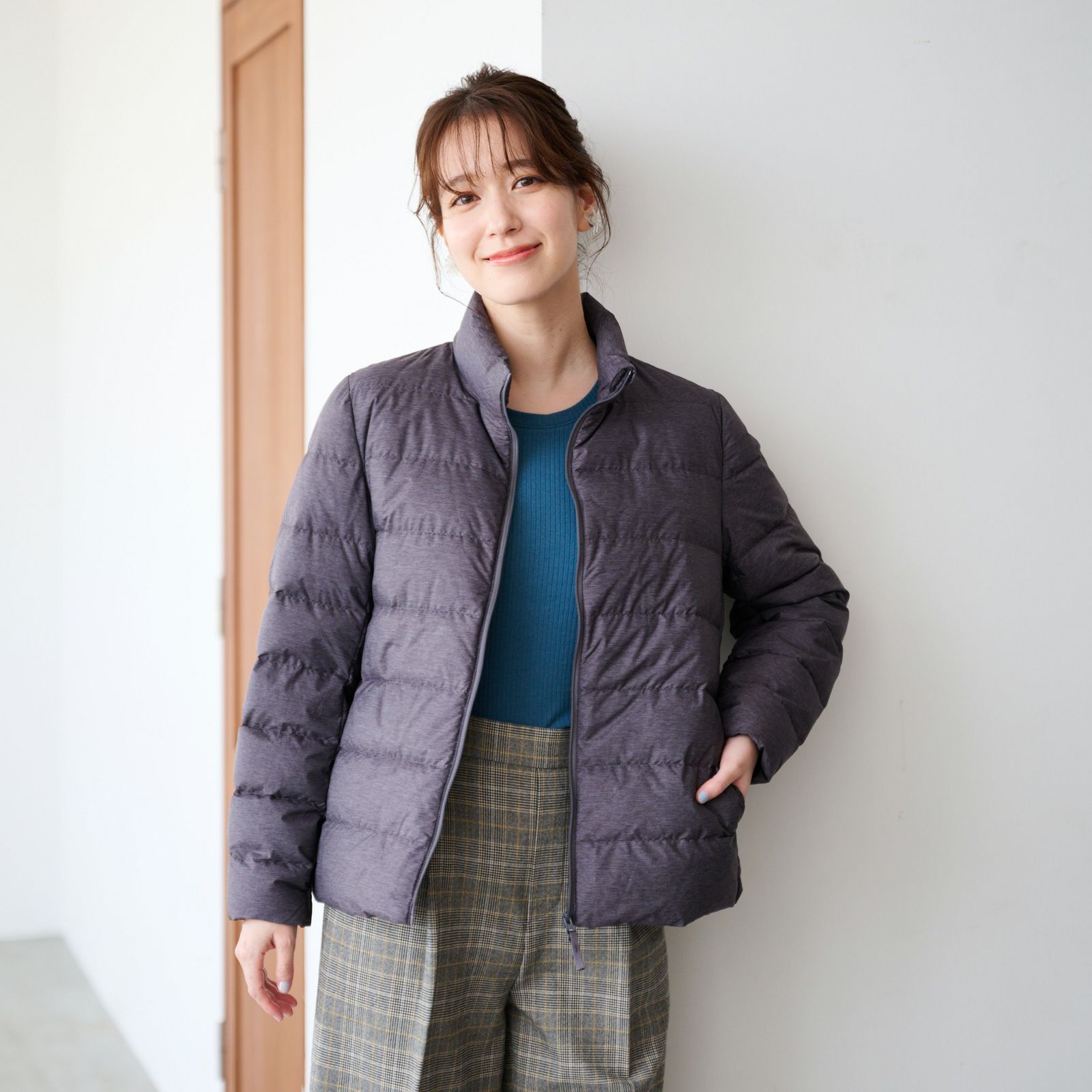 ウオッシャブルダウン　スタンドジャケット