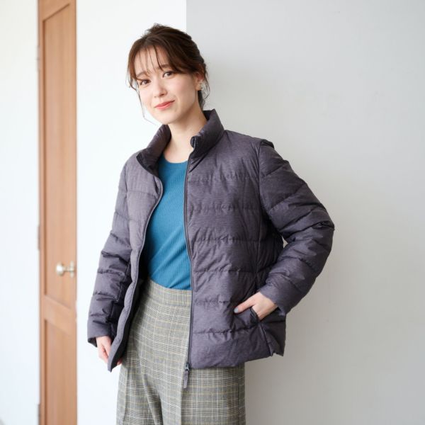 ウオッシャブルダウン　スタンドジャケット