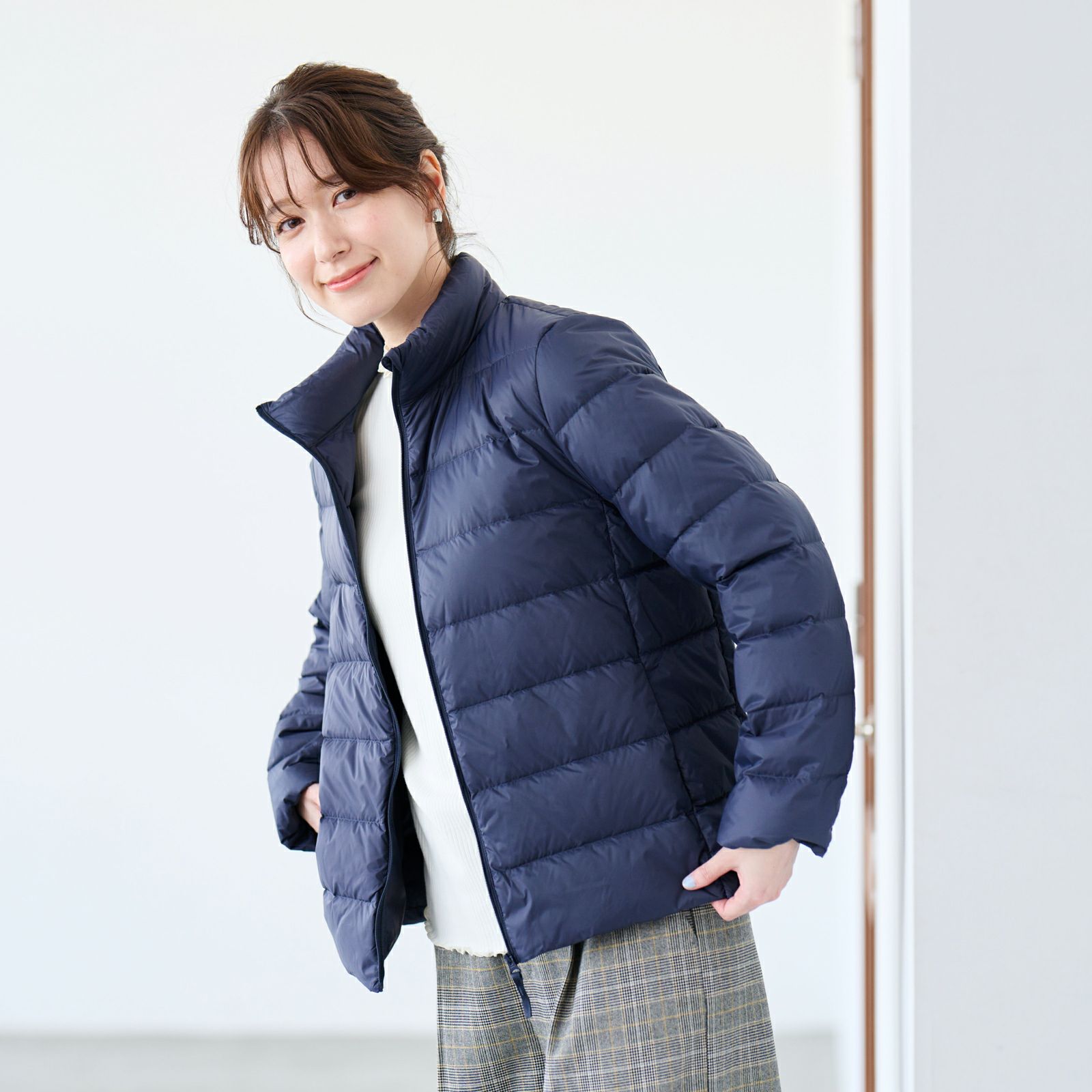 ウオッシャブルダウン　スタンドジャケット