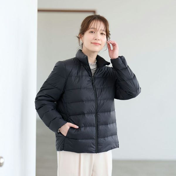 ウオッシャブルダウン　スタンドジャケット