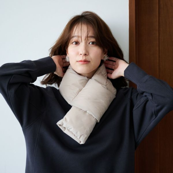 ウオッシャブルダウンマフラー