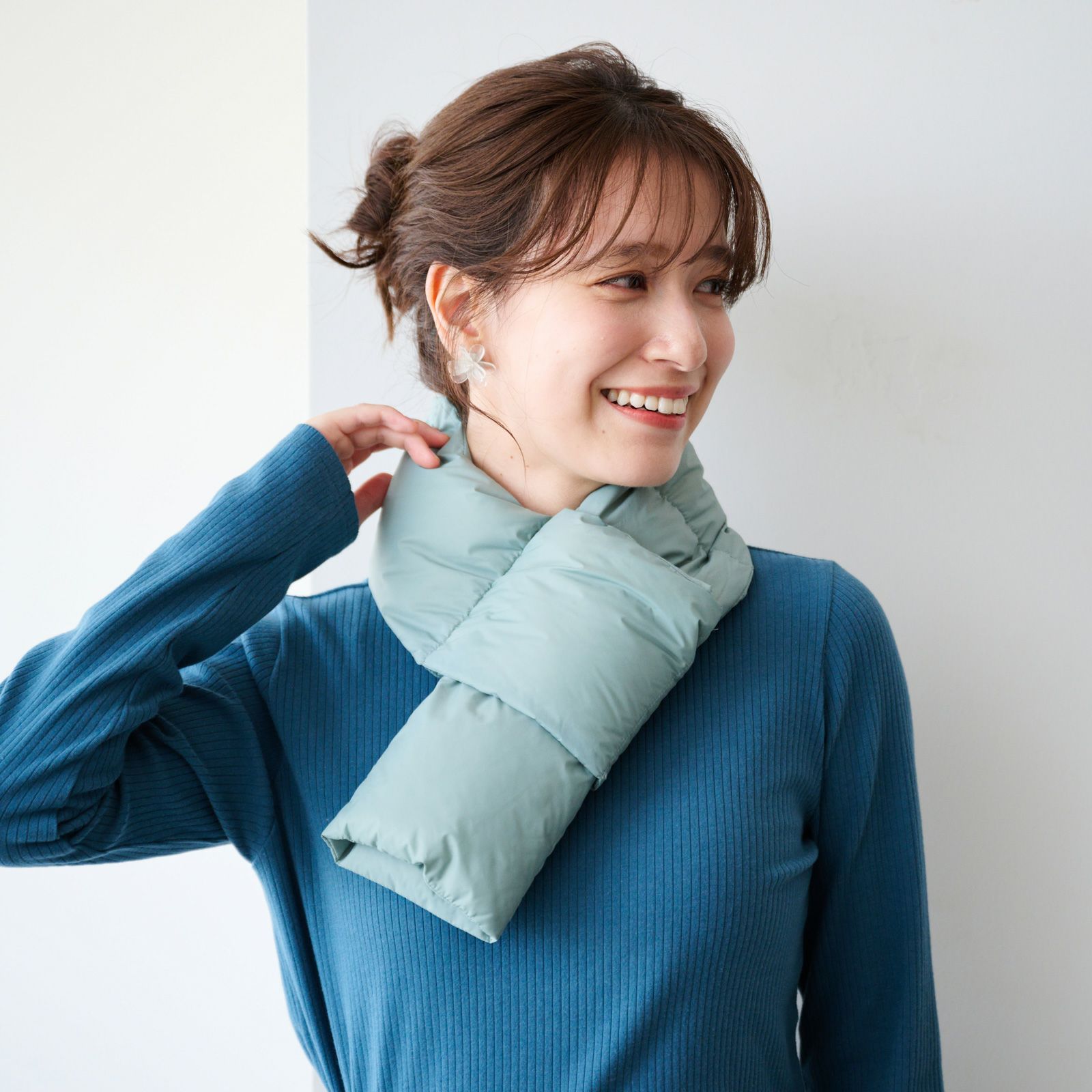 ウオッシャブルダウンマフラー