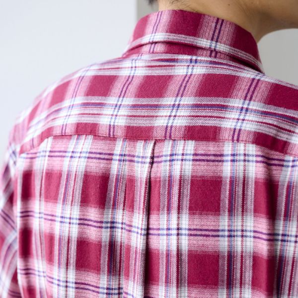 【てまラク】フランネルシャツ