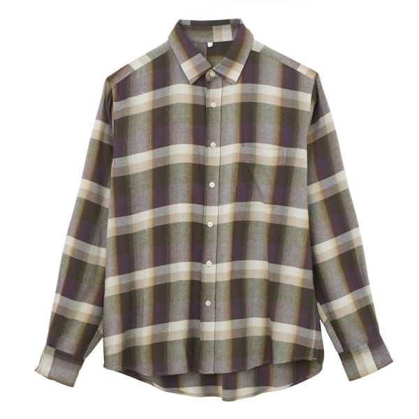 【てまラク】フランネルシャツ