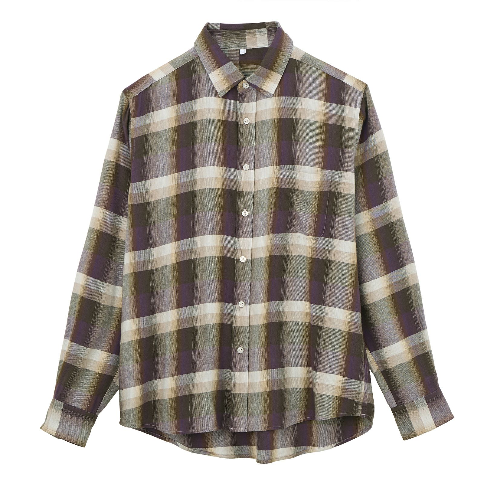 【てまラク】フランネルシャツ