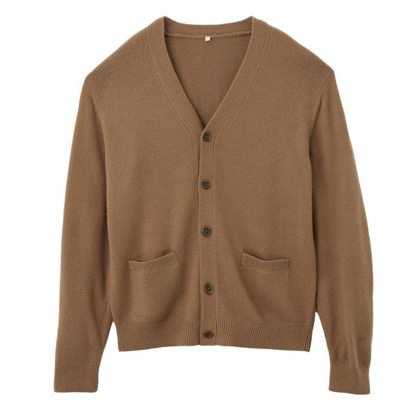 再生アクリル　Ｖネックカーディガン