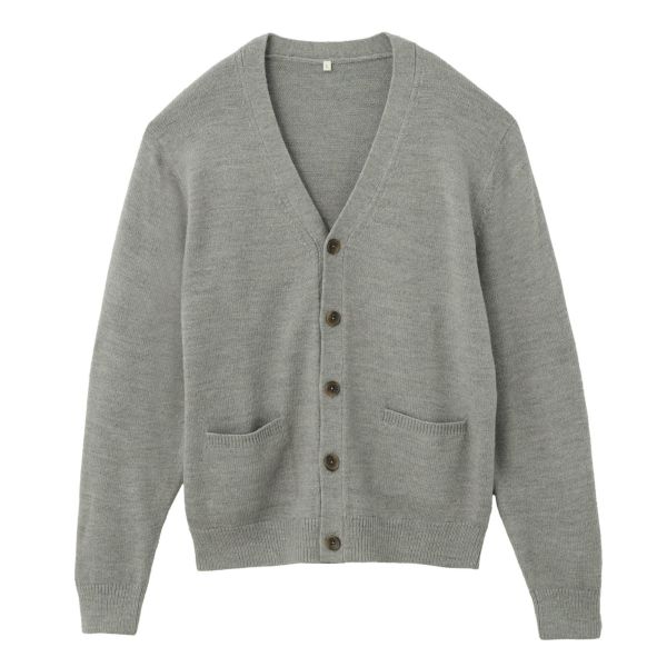 再生アクリル　Ｖネックカーディガン