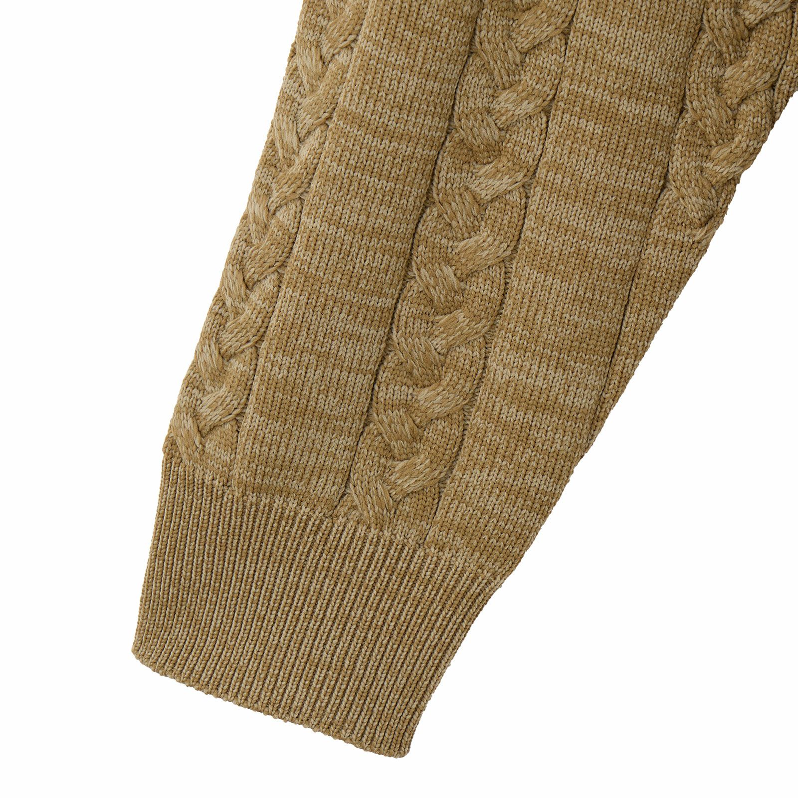 エアリーヤーン　ケーブルクルーネックプルオーバー