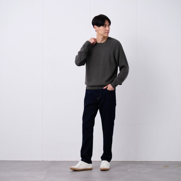 再生アクリル　クルーネックプルオーバー