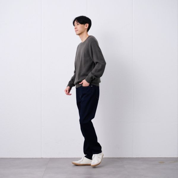 再生アクリル　クルーネックプルオーバー