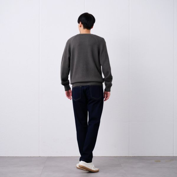 再生アクリル　クルーネックプルオーバー