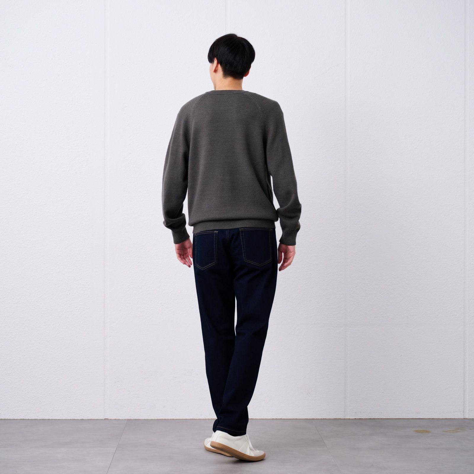 再生アクリル　クルーネックプルオーバー