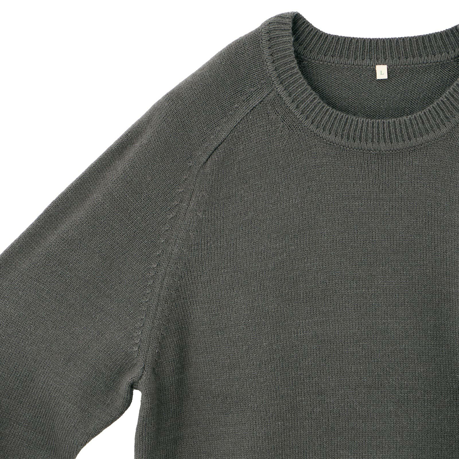 再生アクリル　クルーネックプルオーバー