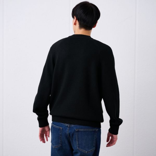 再生アクリル　モックネックプルオーバー