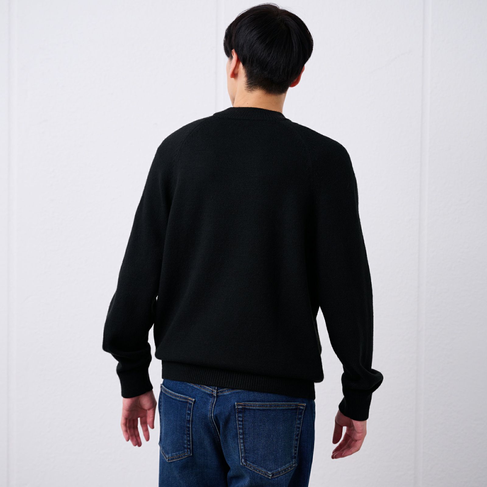 再生アクリル　モックネックプルオーバー