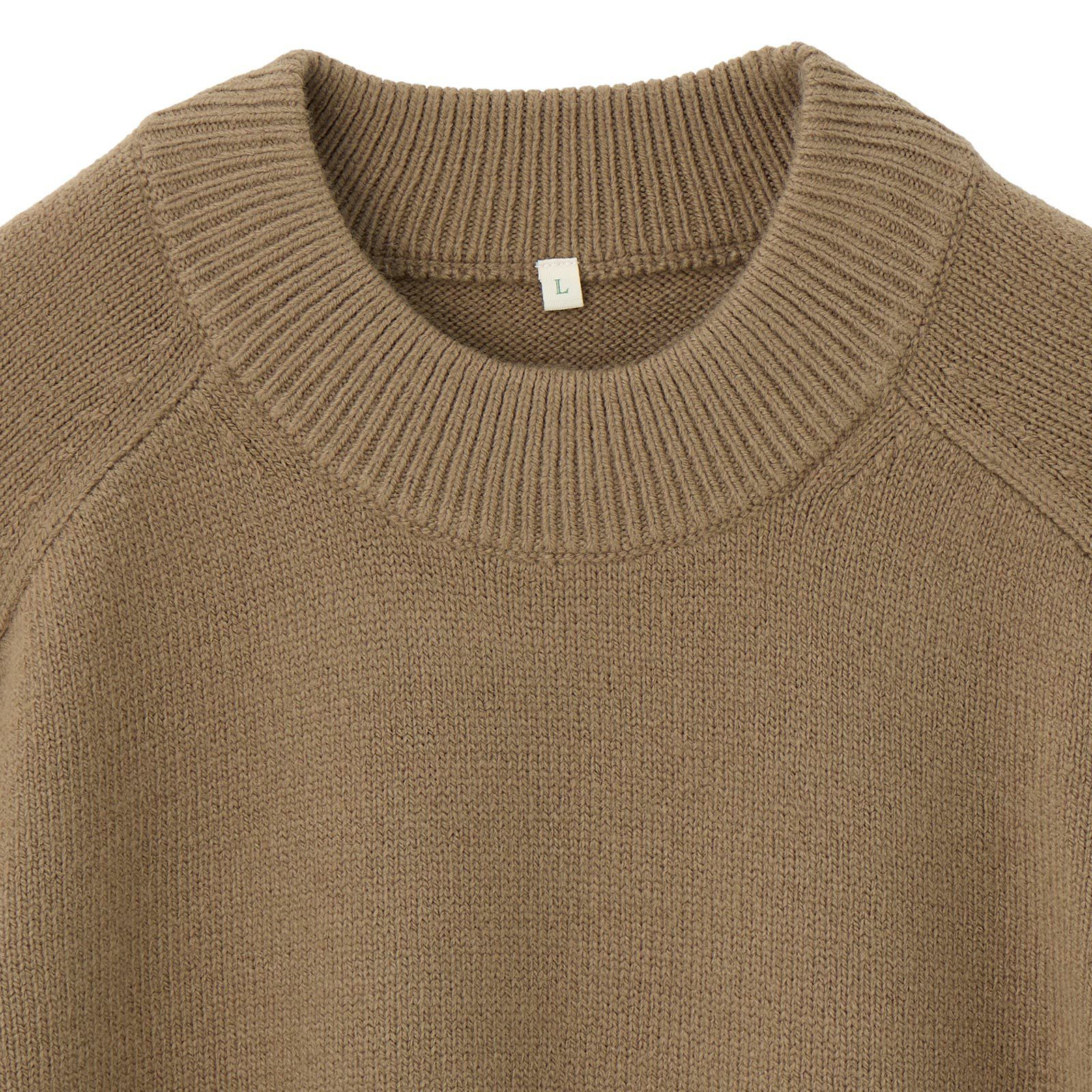 再生アクリル　モックネックプルオーバー