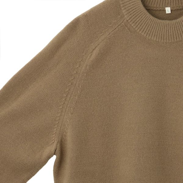 再生アクリル　モックネックプルオーバー