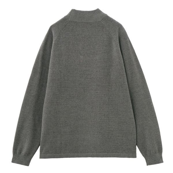 ハイゲージモール　モックネックプルオーバー